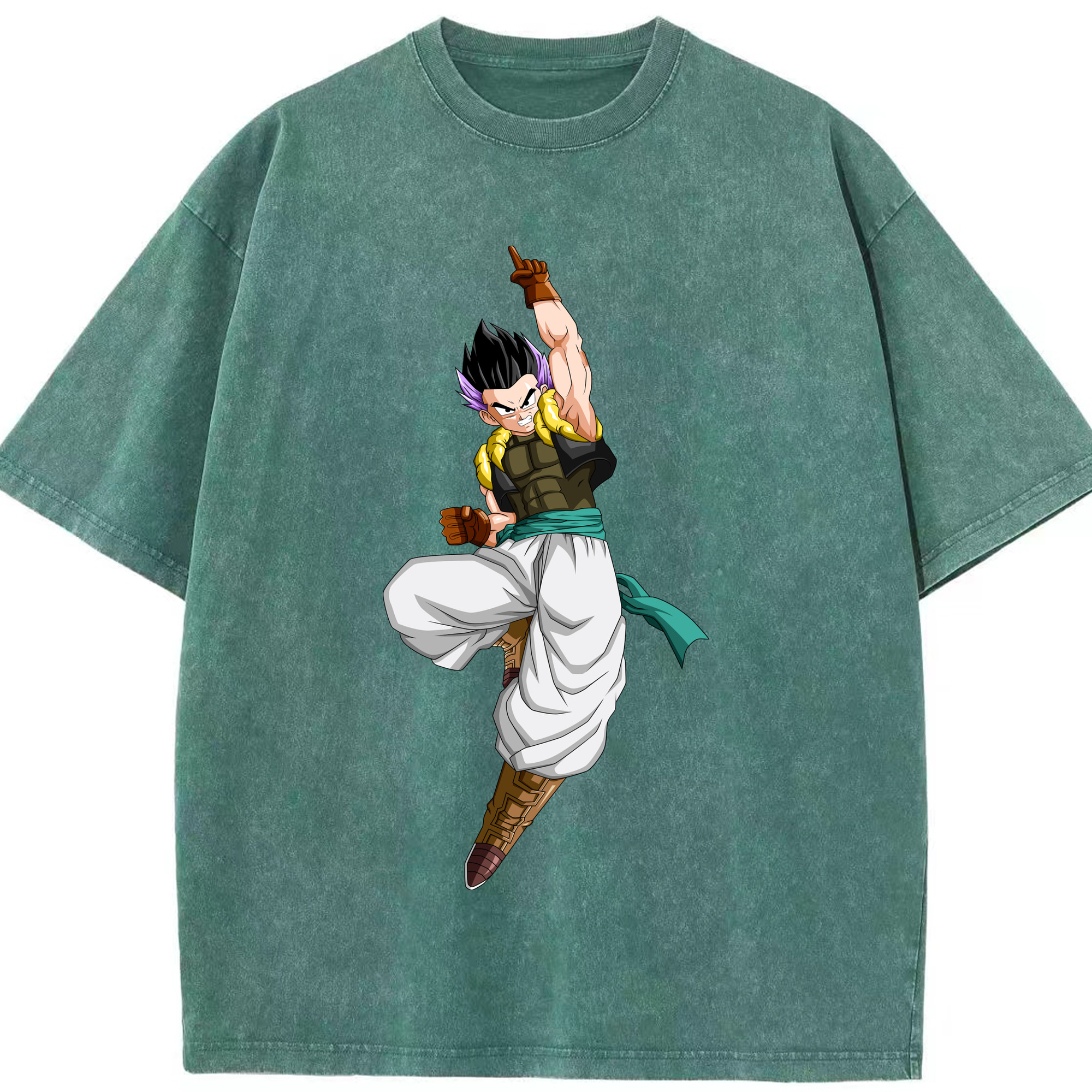 （画像用） ドラゴンボール 孫 悟飯（そんごはん）DRAGON BALL Son Gohan 綿100% ヴィンテージ風 半袖Tシャツ（フロントプリント）